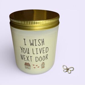 🥳 3/$26 HOMSOLVER Sentimental Friendship Candle 7oz Gift Jar